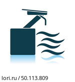 Diving Stand Icon. Shadow Reflection Design. Vector Illustration. Стоковая иллюстрация, агентство Ingram Publishing / Фотобанк Лори
