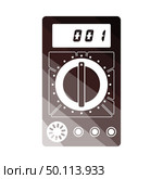 Multimeter Icon. Flat Color Ladder Design. Vector Illustration. Стоковая иллюстрация, агентство Ingram Publishing / Фотобанк Лори