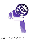 Scotch Tape Dispenser Icon. Flat Color Ladder Design. Vector Illustration. Стоковая иллюстрация, агентство Ingram Publishing / Фотобанк Лори