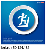 Hurdling Icon. Стоковая иллюстрация, агентство Ingram Publishing / Фотобанк Лори