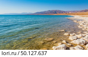 Dead Sea in Jordan, seascape. Стоковое AI-изображение, AI-художник Анна Никонорова / Фотобанк Лори