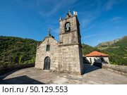 Church of Christ (Igreja Matriz do Sistelo), Sistelo, Arcos de Valdevez, Portugal. Стоковое фото, агентство Ingram Publishing / Фотобанк Лори