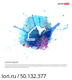 lamp icon - Watercolor Background. Стоковая иллюстрация, агентство Ingram Publishing / Фотобанк Лори