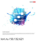 Equalizer icon - Watercolor Background. Стоковая иллюстрация, агентство Ingram Publishing / Фотобанк Лори