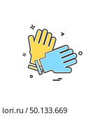 Championship, cricket, gloves, keeper  icon vector design. Стоковая иллюстрация, агентство Ingram Publishing / Фотобанк Лори