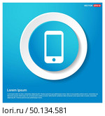 smartphone icon. Стоковая иллюстрация, агентство Ingram Publishing / Фотобанк Лори