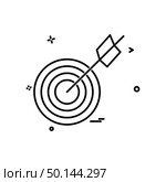 archery icon vector design. Стоковая иллюстрация, агентство Ingram Publishing / Фотобанк Лори