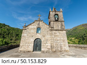 Church of Christ (Igreja Matriz do Sistelo), Sistelo, Arcos de Valdevez, Portugal. Стоковое фото, агентство Ingram Publishing / Фотобанк Лори