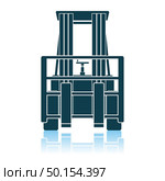 Warehouse Forklift Icon. Shadow Reflection Design. Vector Illustration. Стоковая иллюстрация, агентство Ingram Publishing / Фотобанк Лори
