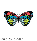 Butterfly Icon. Colored Design. EPS 10 vector illustration. Стоковая иллюстрация, агентство Ingram Publishing / Фотобанк Лори