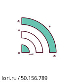 Wifi icon design vector . Стоковая иллюстрация, агентство Ingram Publishing / Фотобанк Лори