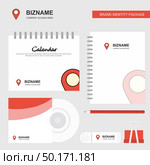 Location  Logo, Calendar Template, CD Cover, Diary and USB Brand Stationary Package Design Vector Template. Стоковая иллюстрация, агентство Ingram Publishing / Фотобанк Лори