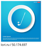 Golf Bat Icon. Стоковая иллюстрация, агентство Ingram Publishing / Фотобанк Лори