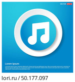 Music note icon . Стоковая иллюстрация, агентство Ingram Publishing / Фотобанк Лори