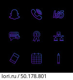 snapchat , viber , hi5 , message ,badge , network , eraser , celender , pencil , icons , flat , icon , set , vector , qualilty , design , collection , creative , social media , social , . Стоковая иллюстрация, агентство Ingram Publishing / Фотобанк Лори