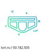 Garments icon design vector. Стоковая иллюстрация, агентство Ingram Publishing / Фотобанк Лори