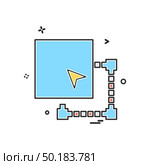 Minimize window icon design vector. Стоковая иллюстрация, агентство Ingram Publishing / Фотобанк Лори