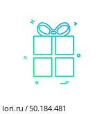Giftbox icon design vector. Стоковая иллюстрация, агентство Ingram Publishing / Фотобанк Лори