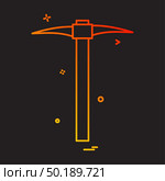 Pickaxe tool vector design. Стоковая иллюстрация, агентство Ingram Publishing / Фотобанк Лори