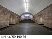 Москва.  Станция метро "Новокузнецкая". Редакционное фото, фотограф Литвяк Игорь / Фотобанк Лори