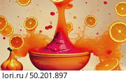 AI Generative Colorful Traditional Indian Holi Paint dye Spring Festival color. Стоковое AI-видео, аниматор Spirit River / Фотобанк Лори