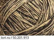 Biege brown striped scratchy wool yarn texture suitable as background concept. Стоковое фото, фотограф Camptoloma / Фотобанк Лори