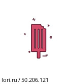 Icecream icon design vector. Стоковая иллюстрация, агентство Ingram Publishing / Фотобанк Лори