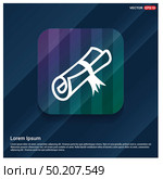 Scholarship stamp Icon. Стоковая иллюстрация, агентство Ingram Publishing / Фотобанк Лори