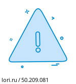Caution icon design vector . Стоковая иллюстрация, агентство Ingram Publishing / Фотобанк Лори