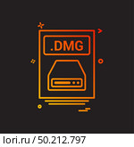 file files dmg icon vector design. Стоковая иллюстрация, агентство Ingram Publishing / Фотобанк Лори