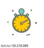 Stop watch icon design vector. Стоковая иллюстрация, агентство Ingram Publishing / Фотобанк Лори