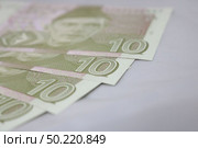 10 rupees Pakistani currency note. Редакционное фото, агентство Ingram Publishing / Фотобанк Лори