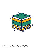 Holy Kaaba icon design vector . Стоковая иллюстрация, агентство Ingram Publishing / Фотобанк Лори