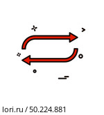 Reset icon design vector. Стоковая иллюстрация, агентство Ingram Publishing / Фотобанк Лори