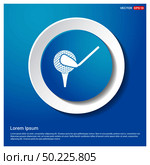 Golf Bat Icon. Стоковая иллюстрация, агентство Ingram Publishing / Фотобанк Лори