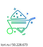 Labour trolly icon design vector. Стоковая иллюстрация, агентство Ingram Publishing / Фотобанк Лори