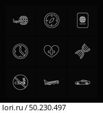 fitness, nutrious , workout , travelling, icon, vector, design,  flat,  collection, style, creative,  icons , travel , location , destination , diet , fitness plan , gym , bodybuilding , . Стоковая иллюстрация, агентство Ingram Publishing / Фотобанк Лори