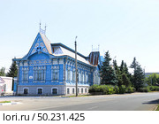 SYZRAN, Russia - August 12, 2023: Exhibition hall of Merchant Chernukhin House Museum of Local Lore. Редакционное фото, фотограф Наталья Семкина / Фотобанк Лори