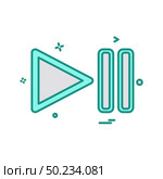 Media buttons icon design vector. Стоковая иллюстрация, агентство Ingram Publishing / Фотобанк Лори
