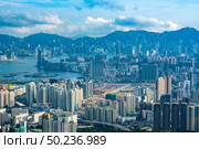 Hong Kong city scape, modern building skyscraper in Hong Kong. Hong Kong, China - August, 2019: Hong Kong city scape, modern building skyscraper in Hong Kong. Стоковое фото, агентство Ingram Publishing / Фотобанк Лори