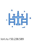 Dinning icon design vector. Стоковая иллюстрация, агентство Ingram Publishing / Фотобанк Лори
