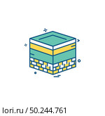Holy Kaaba icon design vector . Стоковая иллюстрация, агентство Ingram Publishing / Фотобанк Лори
