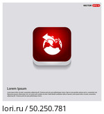 World globe icon. Стоковая иллюстрация, агентство Ingram Publishing / Фотобанк Лори