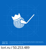 Golf Bat Icon. Стоковая иллюстрация, агентство Ingram Publishing / Фотобанк Лори