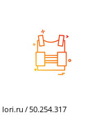 bulletproof vest protection revolution vest icon vector design. Стоковая иллюстрация, агентство Ingram Publishing / Фотобанк Лори