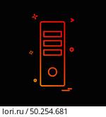 CPU icon design vector. Стоковая иллюстрация, агентство Ingram Publishing / Фотобанк Лори