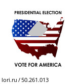 USA Presidential Election design vector. Стоковая иллюстрация, агентство Ingram Publishing / Фотобанк Лори