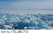 Ice ridges on Lake Baikal. Стоковое фото, фотограф Михаил Коханчиков / Фотобанк Лори