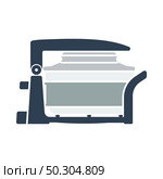 Electric Convection Oven Icon. Flat Color Design. Vector Illustration. Стоковая иллюстрация, агентство Ingram Publishing / Фотобанк Лори