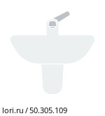 Wash Basin Icon. Flat Color Design. Vector Illustration. Стоковая иллюстрация, агентство Ingram Publishing / Фотобанк Лори